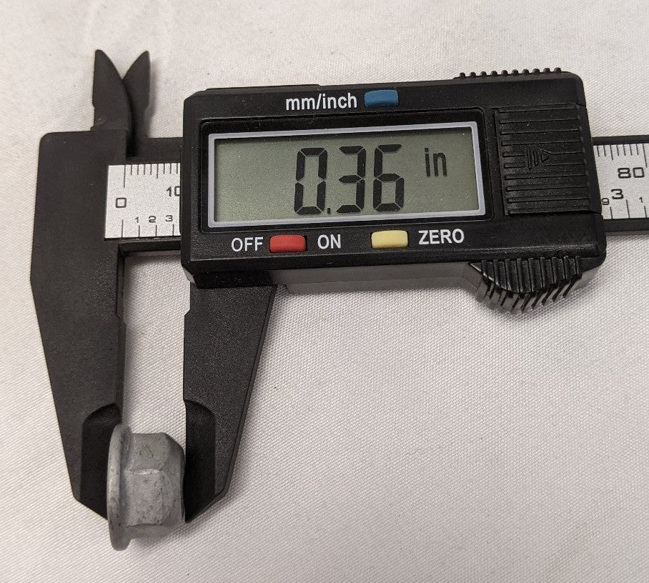 5/16" Zinc Plated Steel Flat Washers - Lot of 200 - 11/16" OD Corrosion Resistant