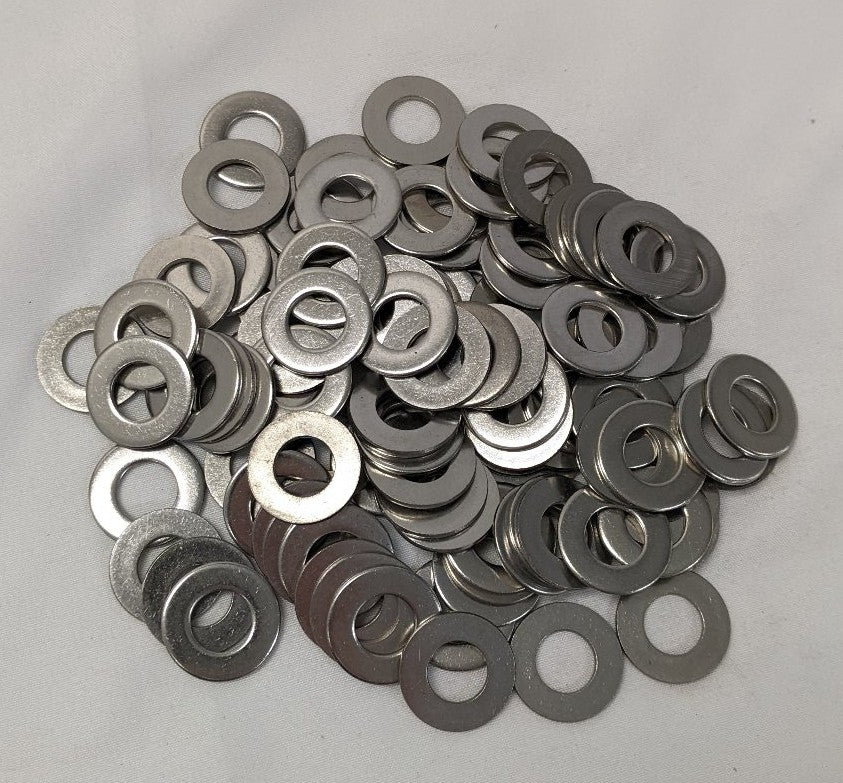 *Lot of 100* New 3/8" x 13/16" x 1/16" Stainless Steel Washers