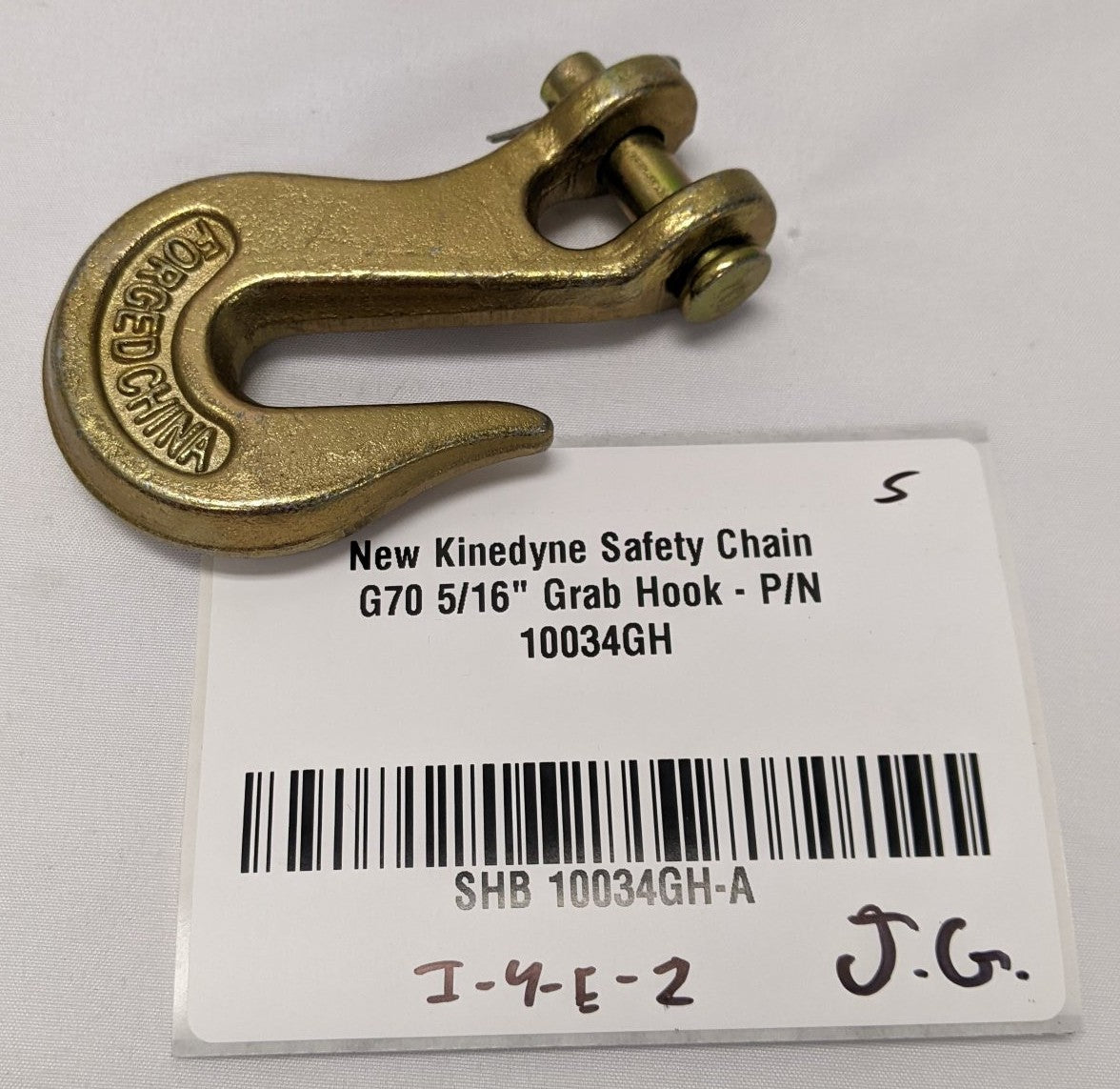 Kinedyne G70 5/16" Safety Chain Grab Hook | P/N 10034GH