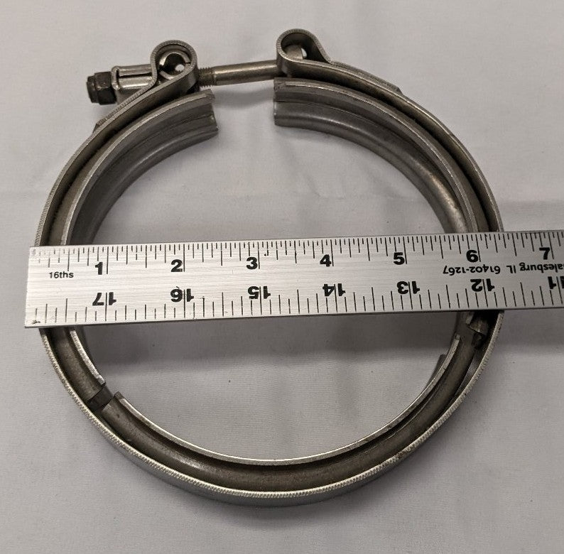 New Breeze 5.35"- 6" SS V-Band Clamp w/ T-Bolt - P/N VT10588