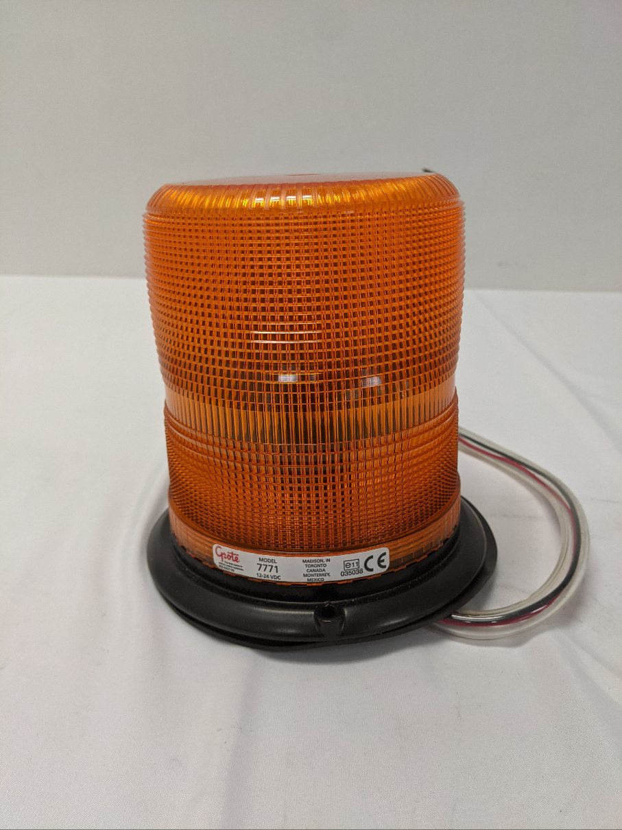 New Grote Heavy Duty Yellow Strobe Light - P/N A06-22008-016