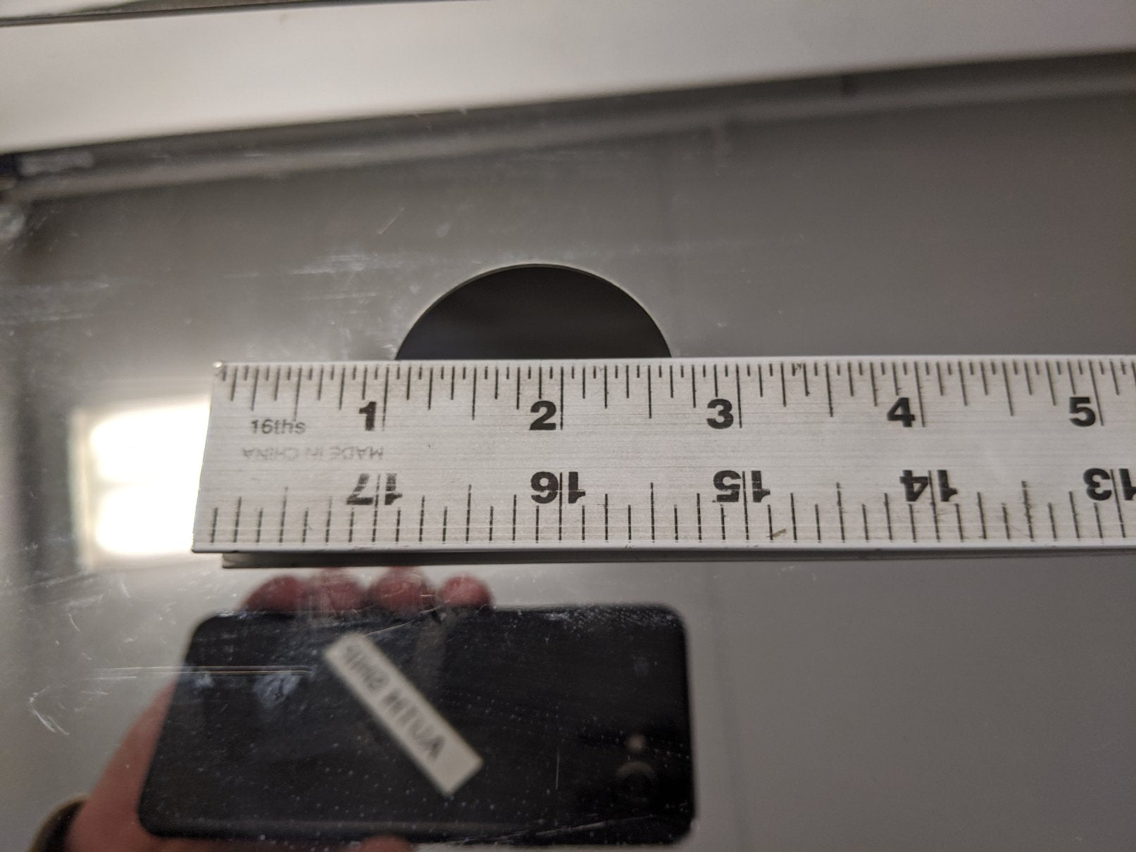 Damaged Western Star LH Stainless Steel SBA Cab Skirt - P/N  A18-65788-001