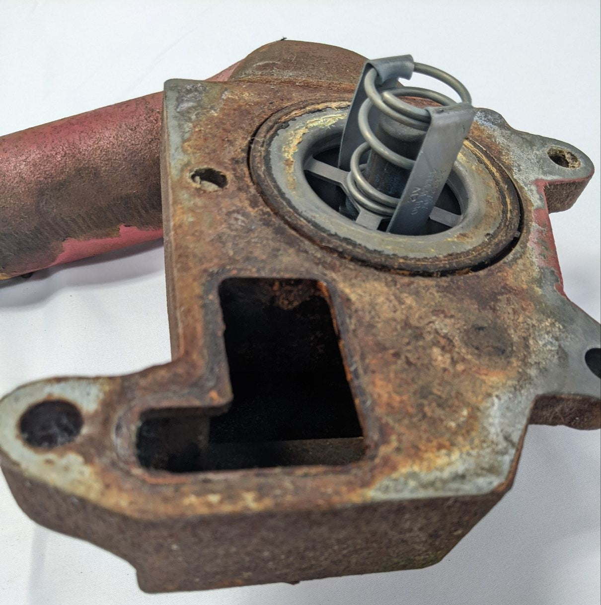 Used Cummins Water Thermostat Housing Assembly -P/N 2862067
