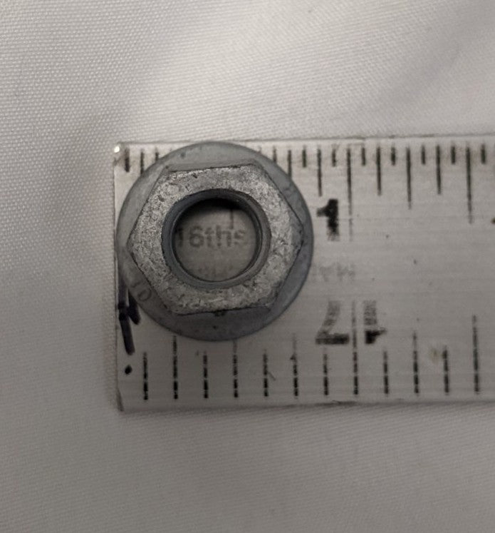 *Lot of 100* 10MM-1.5 Grade 10 Steel Galvanized Flange Lock Nuts