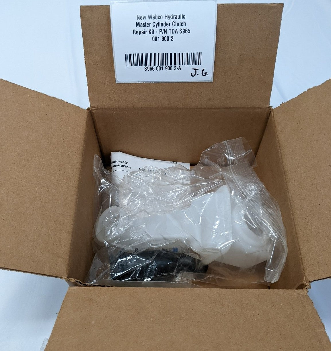 Wabco Hydraulic Clutch Master Cylinder Repair Kit S9650019002