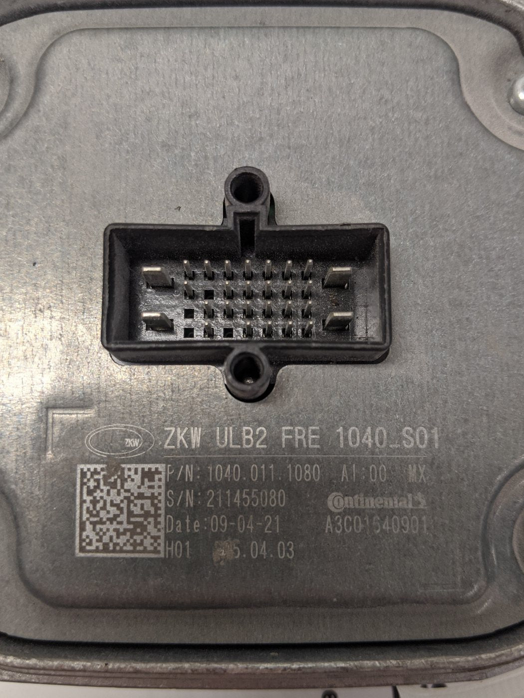 Used Freightliner Cascadia LED Headlight Control Module -P/N 1040.011.1080