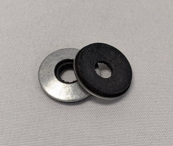 *Lot of 50* New 1/4" x 5/8" x 1/16" Steel Washers w/ Rubber Gasket