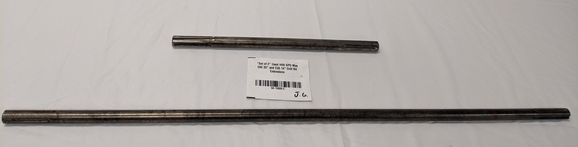 Hilti SDS Max Drill Extension Set E85 33" & E35 13.5" - Hammer Drill 850mm 350mm