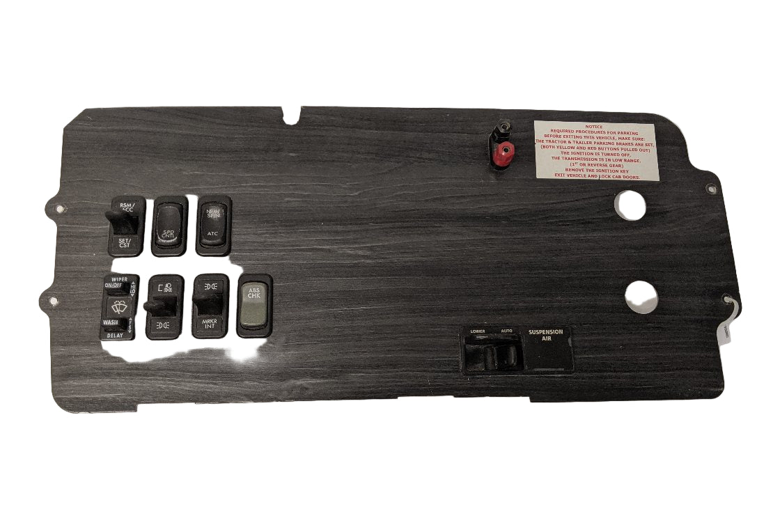 Used Freightliner Columbia Auxiliary Instrument Dash Panel  - P/N  22-45867-010