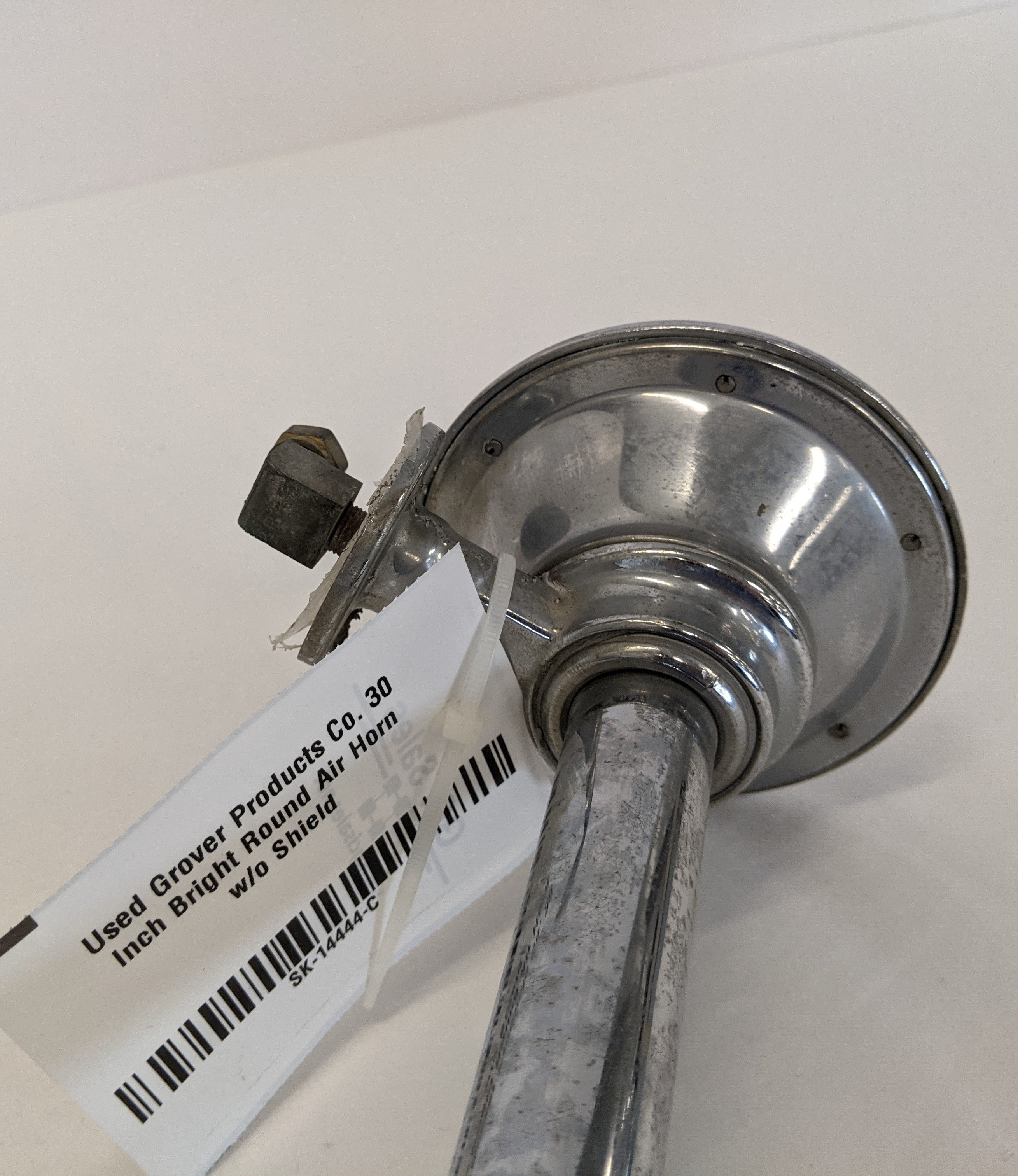 Used Grover Products Co. 30 Inch Bright Round Air Horn w/o Shield (10096608280892)