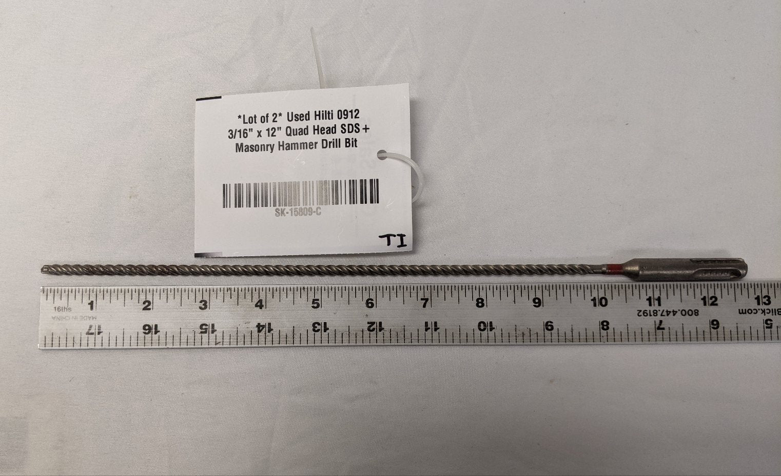 Hilti TE-CX 3/16x12 SDS+ Quad Head Drill Bit - 434997 - Lot 2