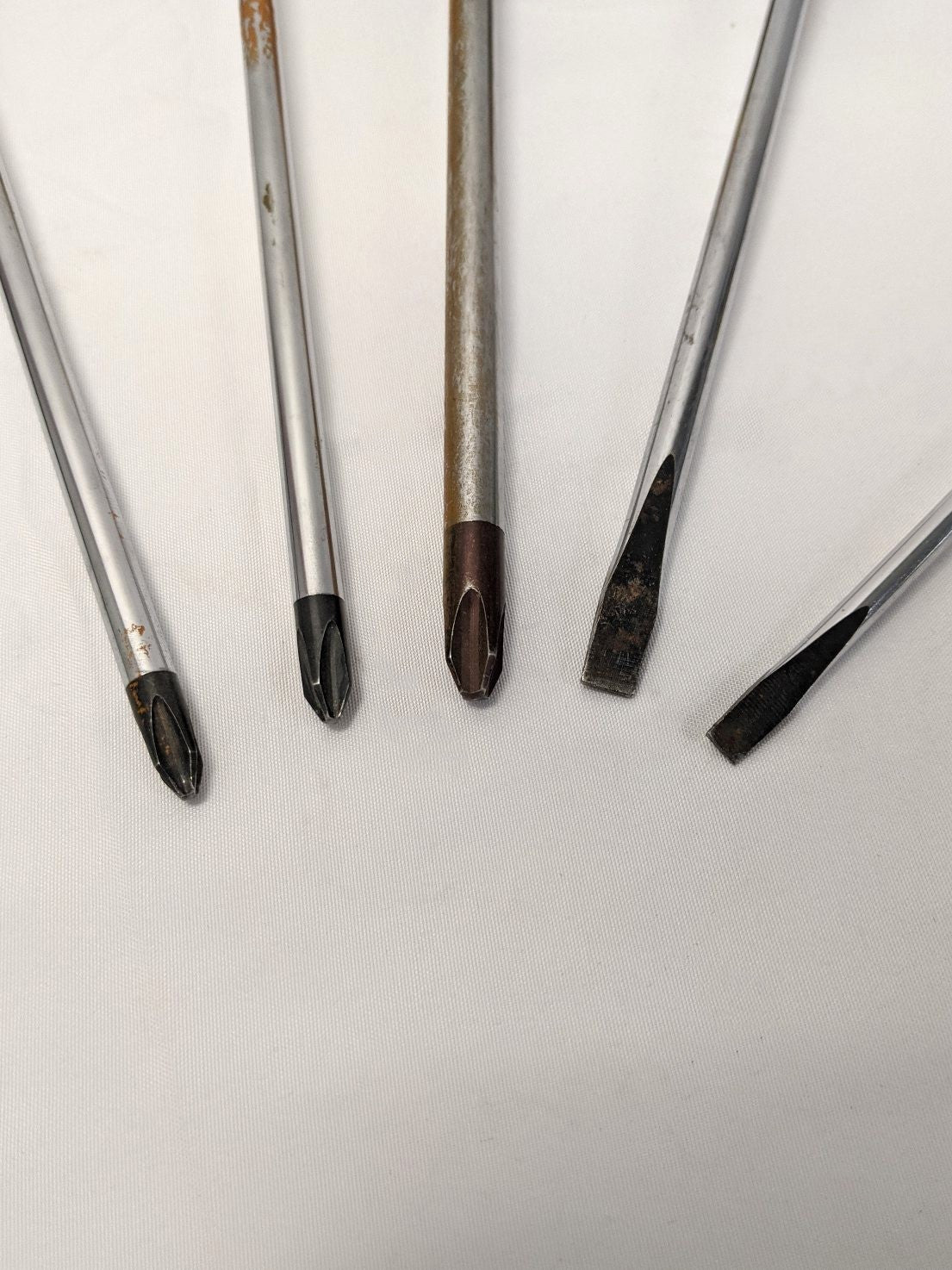 *Lot of 5* Used Klein Tools Philips and Flathead Screwdriver Set