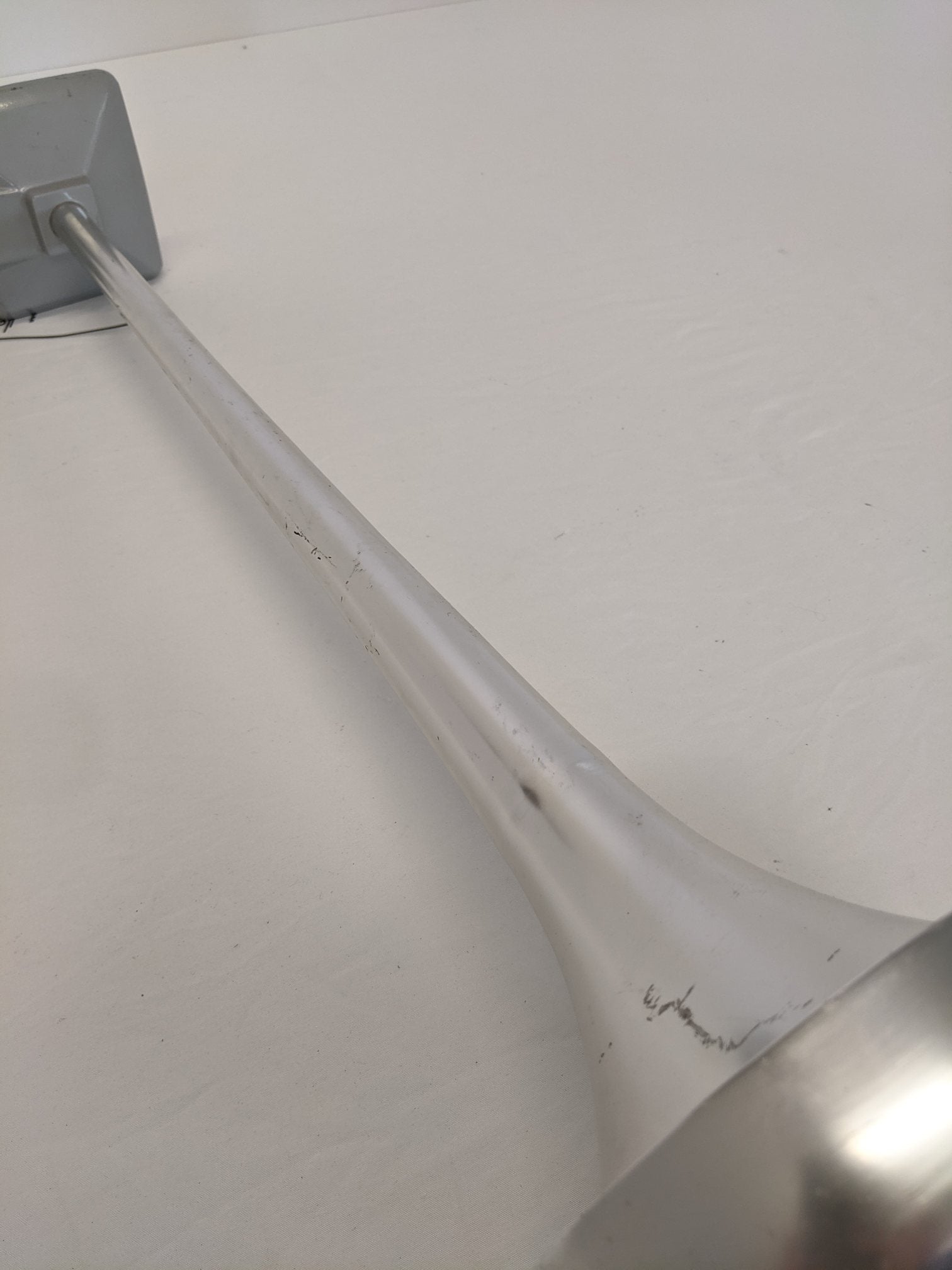 Used Freightliner 26 Inch Bright Round Air Horn w/ Logo - P/N 22-58123-000 (10097191584060)