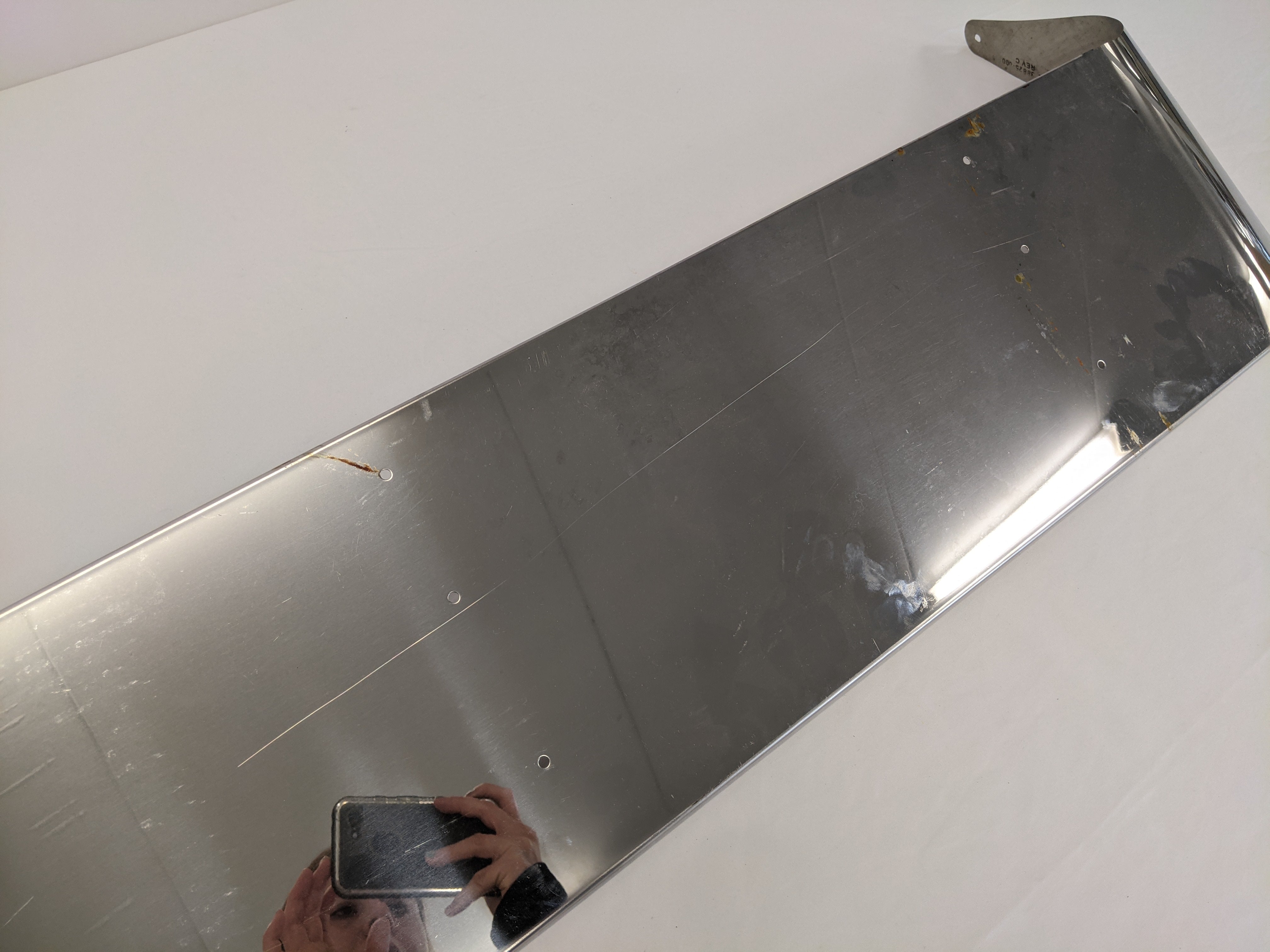 Used Freightliner FLD Classic LH Exterior Sun Visor - P/N 22-38825-000 (10019533947196)