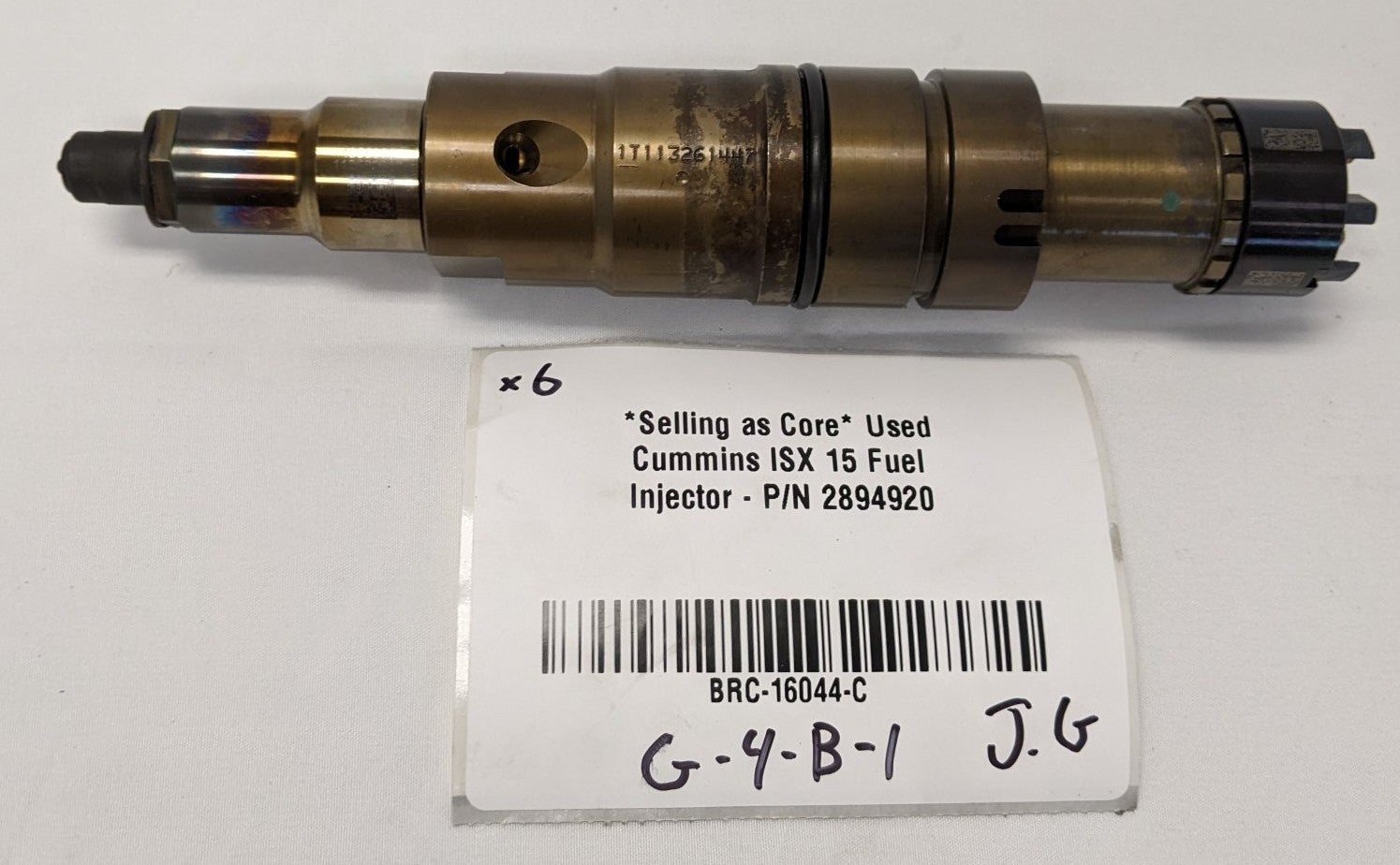 Used Cummins ISX 15 Fuel Injector Core | P/N 2894920
