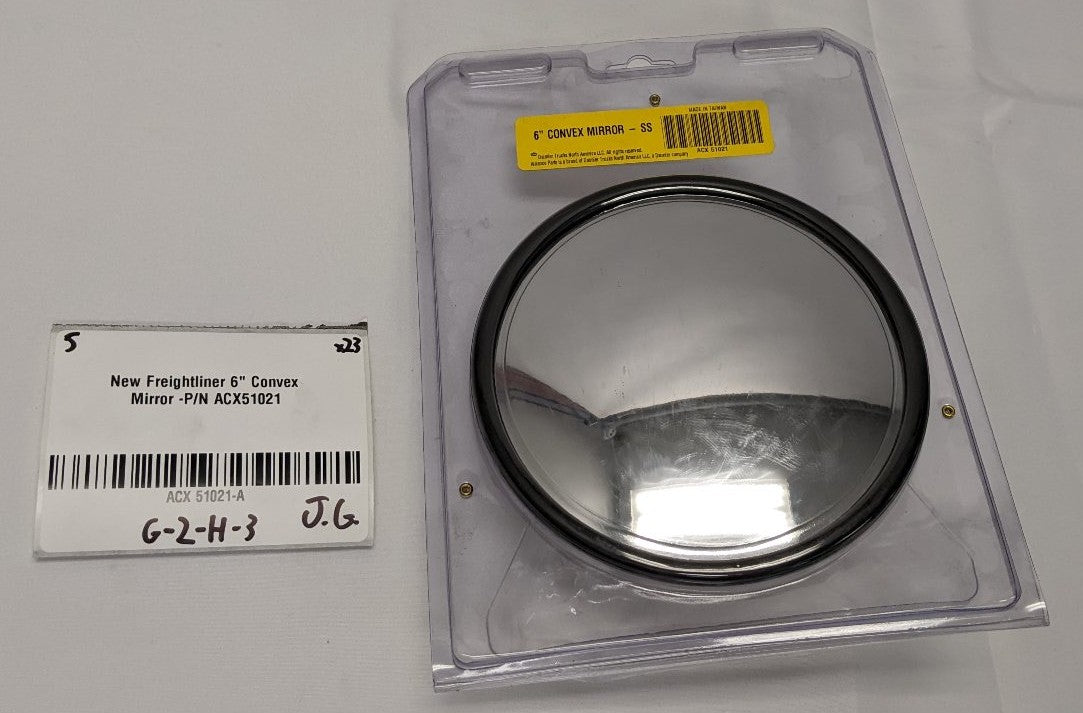 Freightliner 6" Round Convex Mirror Glass | P/N ACX51021