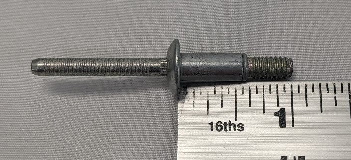 Huck Magna-Bulb Steel Rivets 1/4" x 9/16" Blind Lot of 50