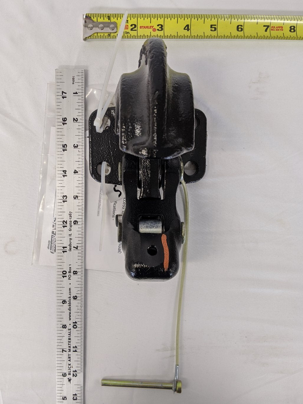 New SAF Holland Rigid Mount Pintle Hook w/ Tethered Lock - P/N  PH30RP51 (10162195824956)