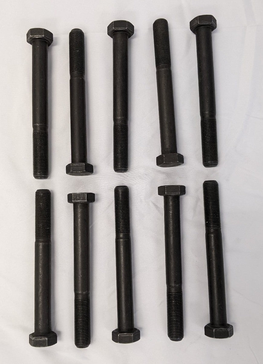 Lot/10 M16-1.5x140mm Grade 10.9 Black Oxide Hex Bolts