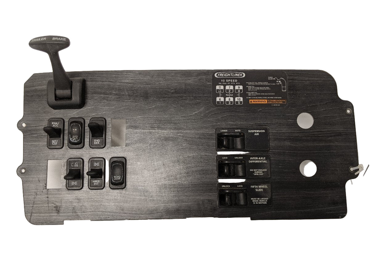 Used Freightliner Columbia Auxiliary Instrument Dash Panel -P/N  22-45867-010