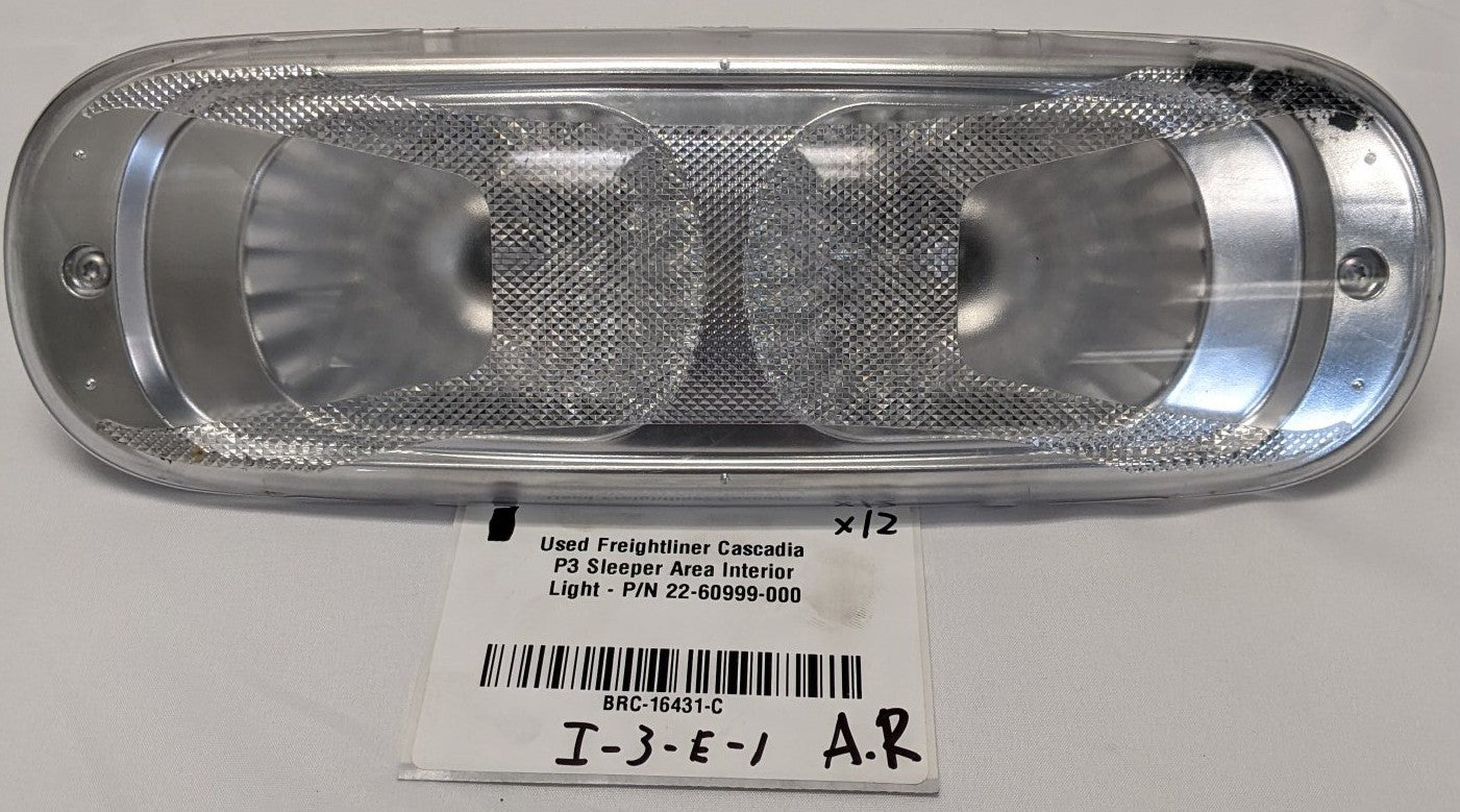 Used Freightliner Cascadia P3 Sleeper Area 12 V Interior Light- P/N 22-60999-000
