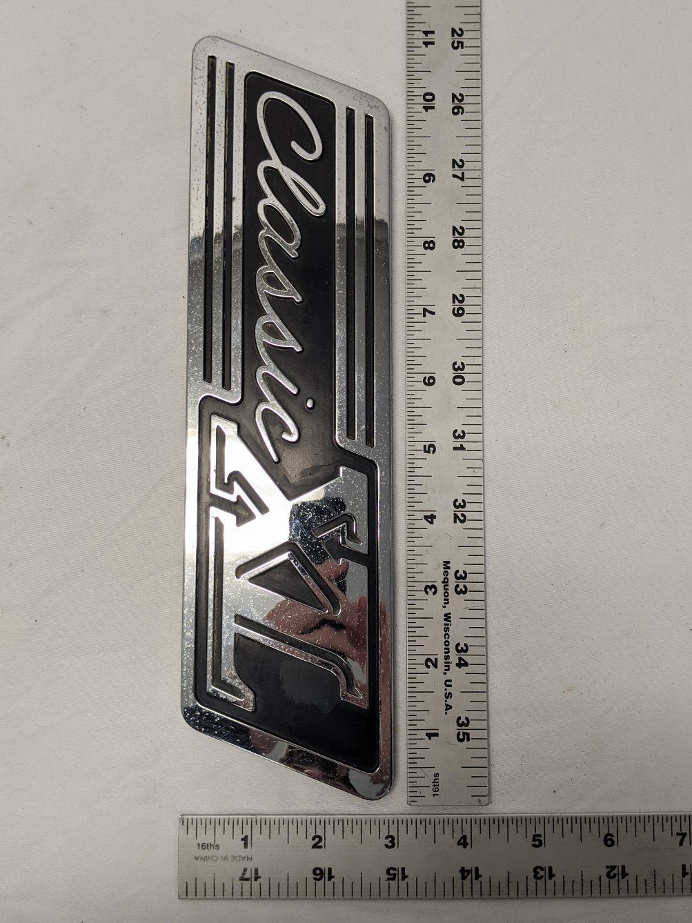 Used Freightliner FLD Classic XL Nameplate Emblem - P/N 22-57549-000