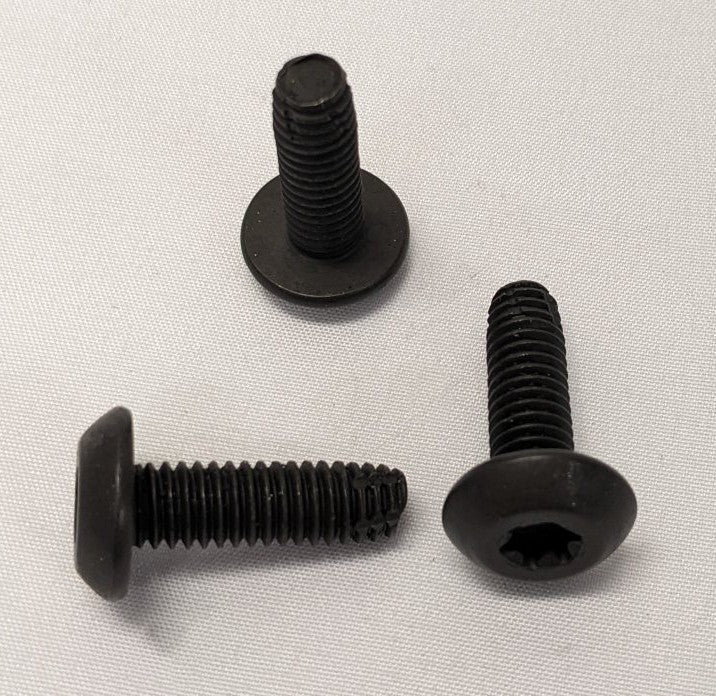 5/16"-18 x 1" Coarse Black Oxide Button Head Bolts | Lot/30