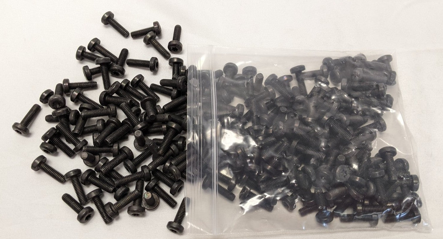 *Lot of 200* New M6-1mm x 20mm Full Thread Steel Pan Head (Torx) Machine Screw