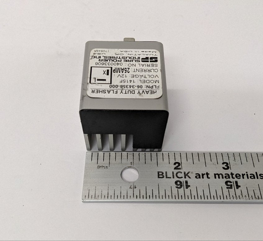Used Sure Power Industries 1415F Heavy Duty Flasher - P/N 06-34356-000 (10114268528956)