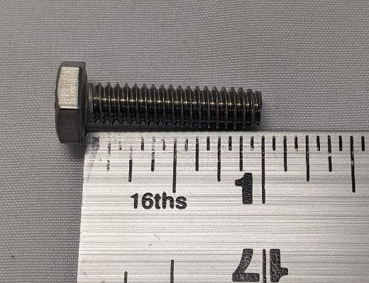 *Lot of 100* New 1/4"-20 x 1" Fully Threaded Coarse Stainless Steel Hex Bolts