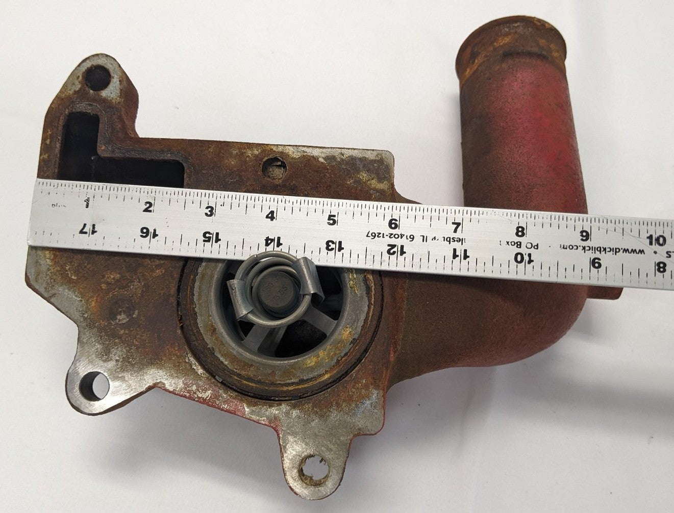Used Cummins Water Thermostat Housing Assembly -P/N 2862067