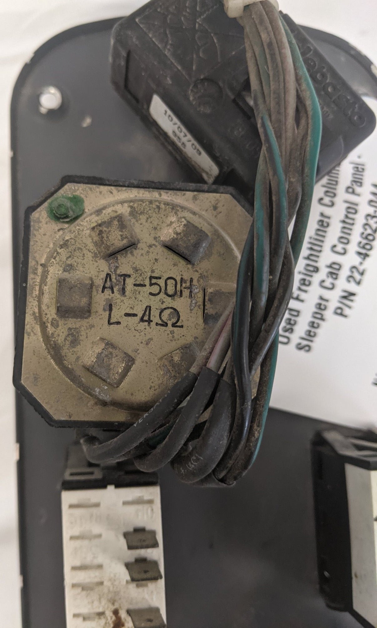 Used Freightliner Columbia Sleeper Control Panel -  P/N 22-46623-044
