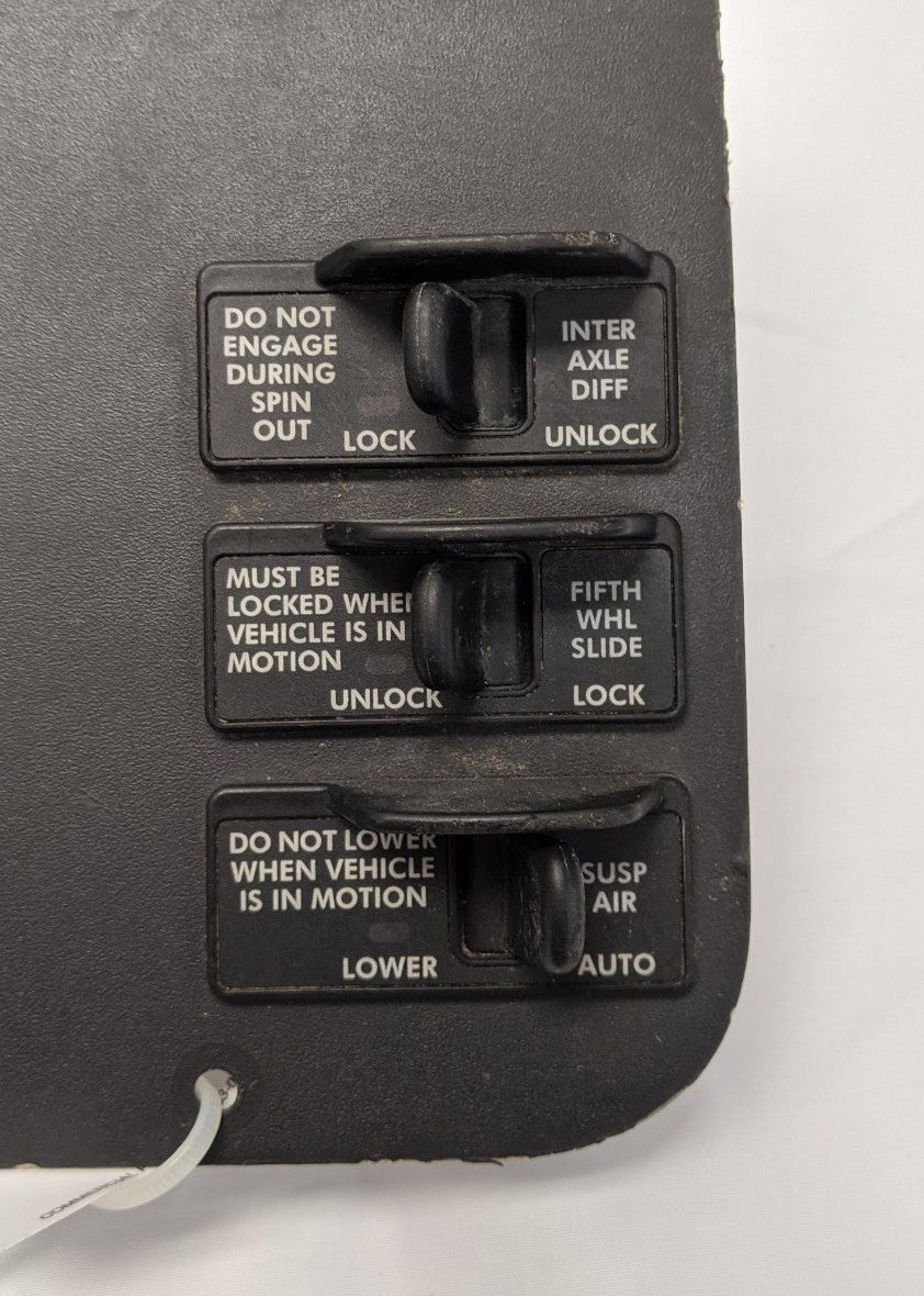 Used Freightliner Cascadia Auxiliary Instrument Panel  -  P/N  22-60660-000