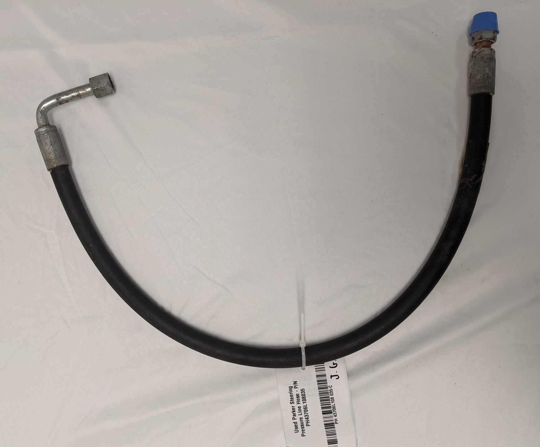 Used Parker Steering Pressure Line Hose - P/N PH43706L108035