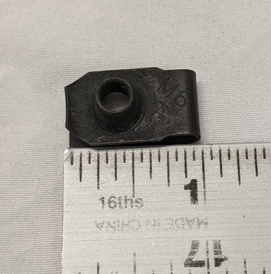 M6X1 Black Phosphate Steel U-Clip Nuts - Lot of 200 - Speed Clip Fasteners