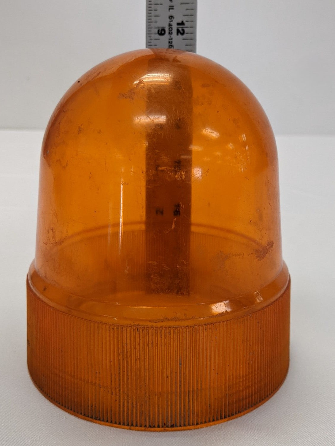 Used Vintage Magnetic Rotating Emergency Light Lens