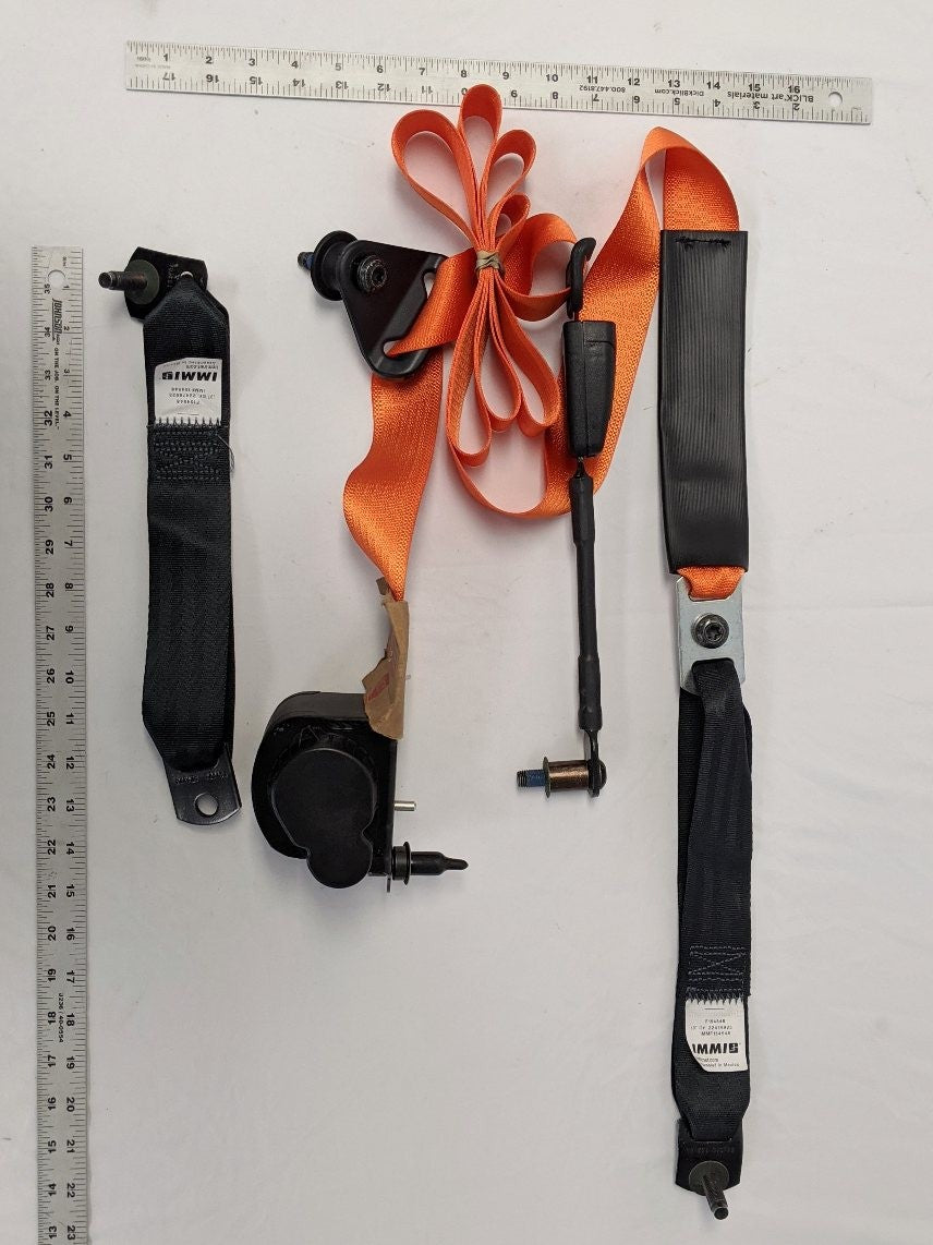 IMMI 3 Point 145 Orange Seat Belt - IMM F154548 - Missing Belt
