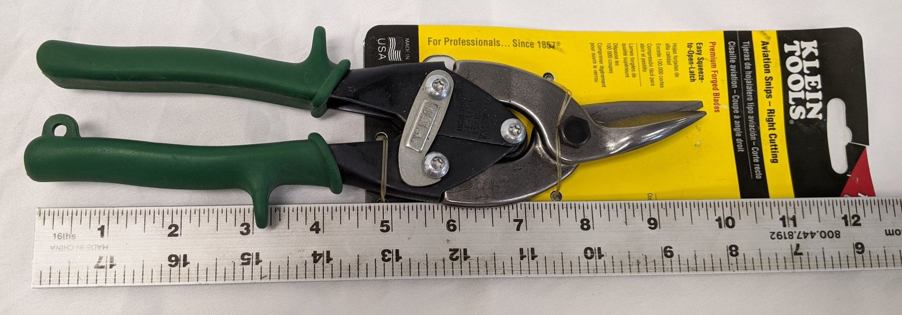 Klein Aviation Snips Straight/Right Cut - 1102S, 1101R