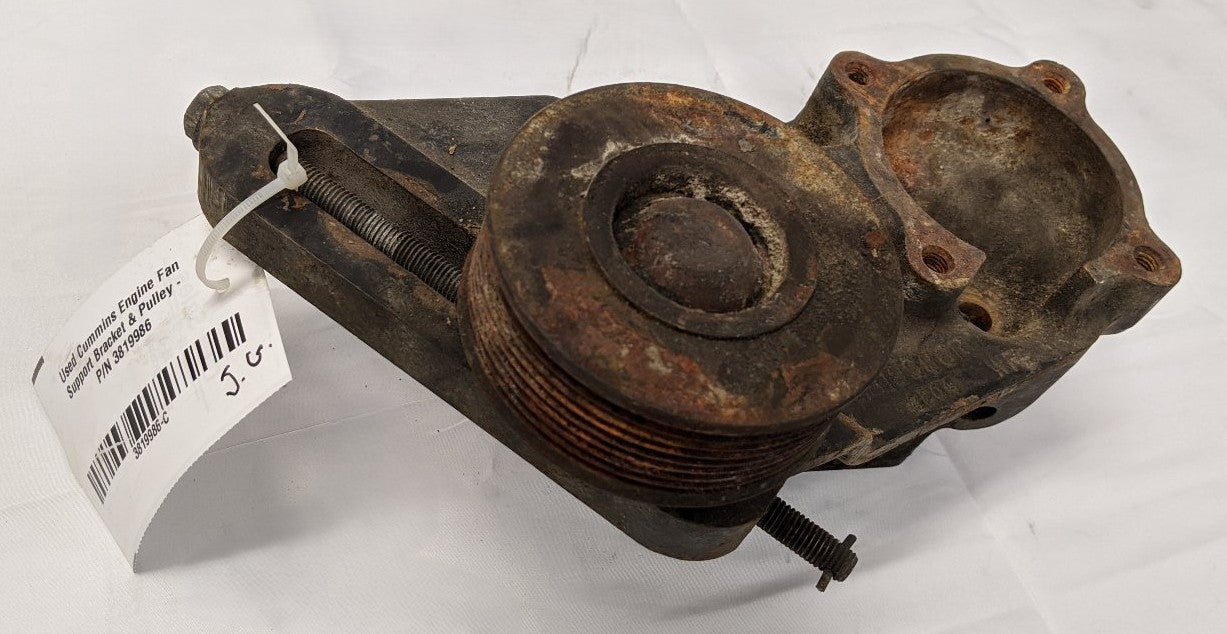 Cummins Engine Fan Support Bracket & Pulley - P/N 3819986