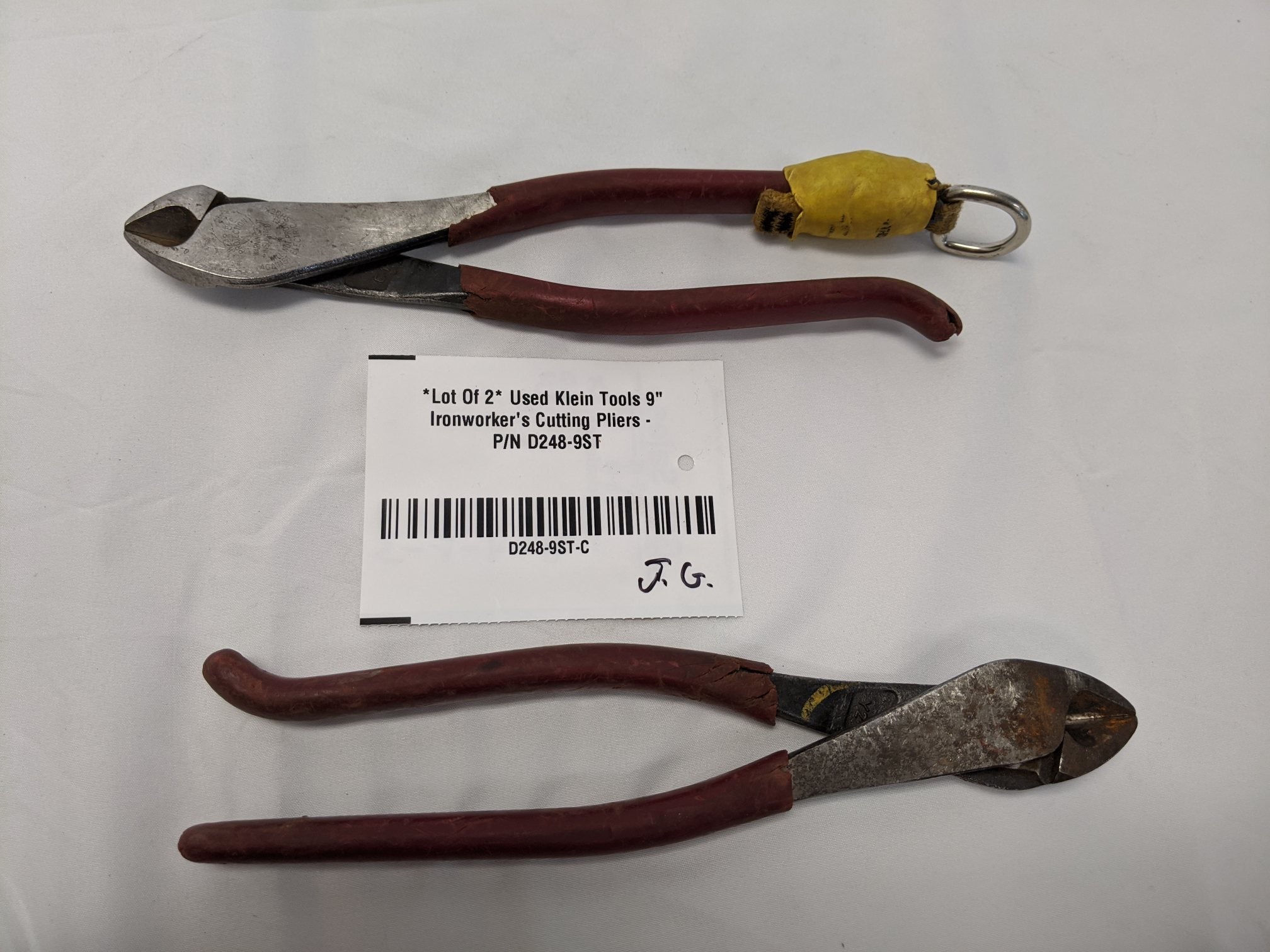 Klein Ironworker Pliers 9" Lot of 2 High Leverage D248-9ST