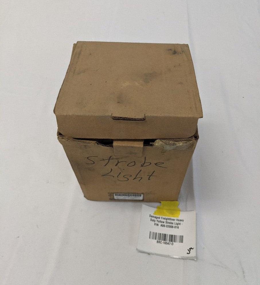 Damaged Grote Heavy Duty Yellow Strobe Light - P/N  A06-22008-016