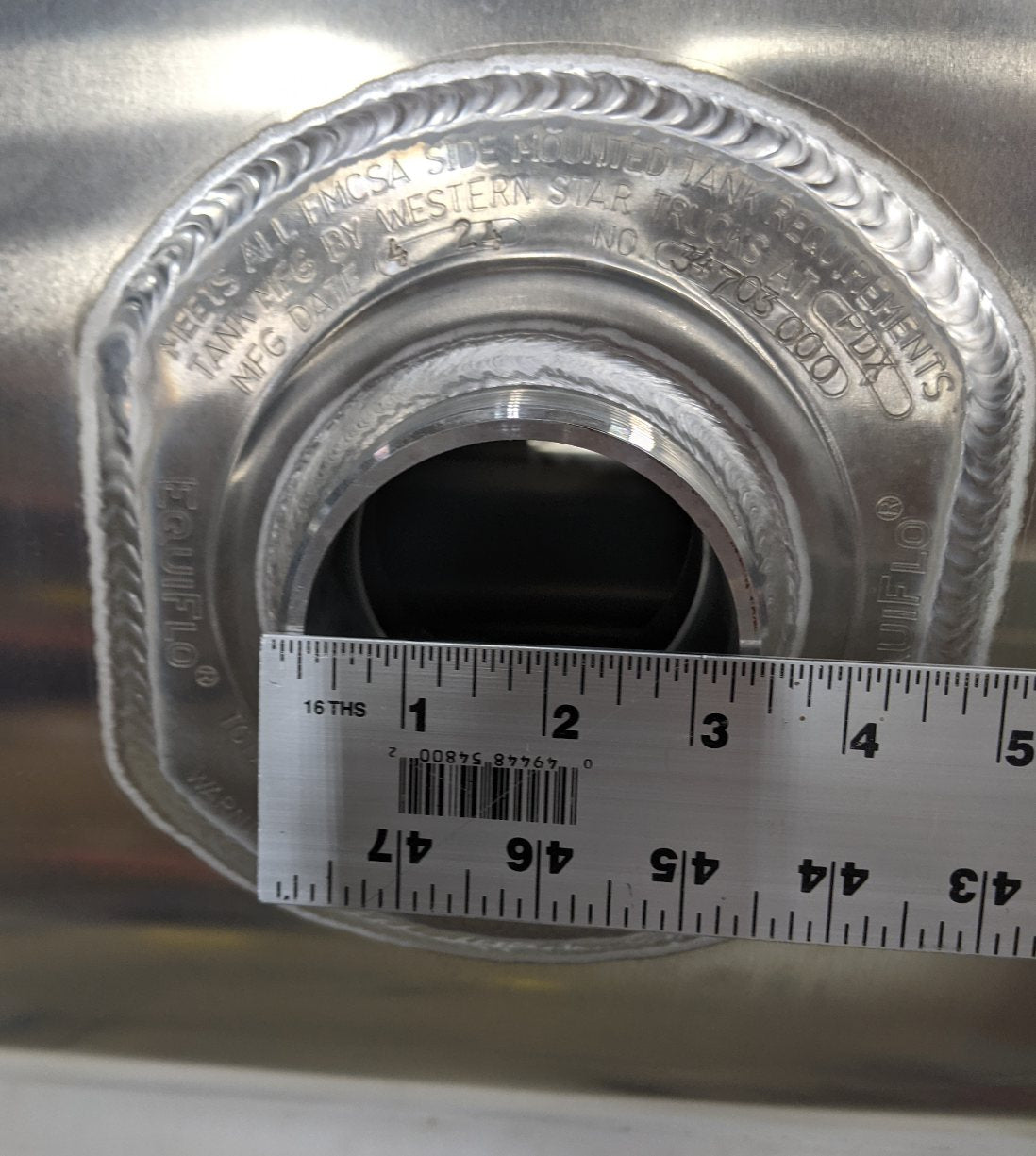 Western Star LH 100 Gal Heated Aluminum Fuel Tank A03-34703-000