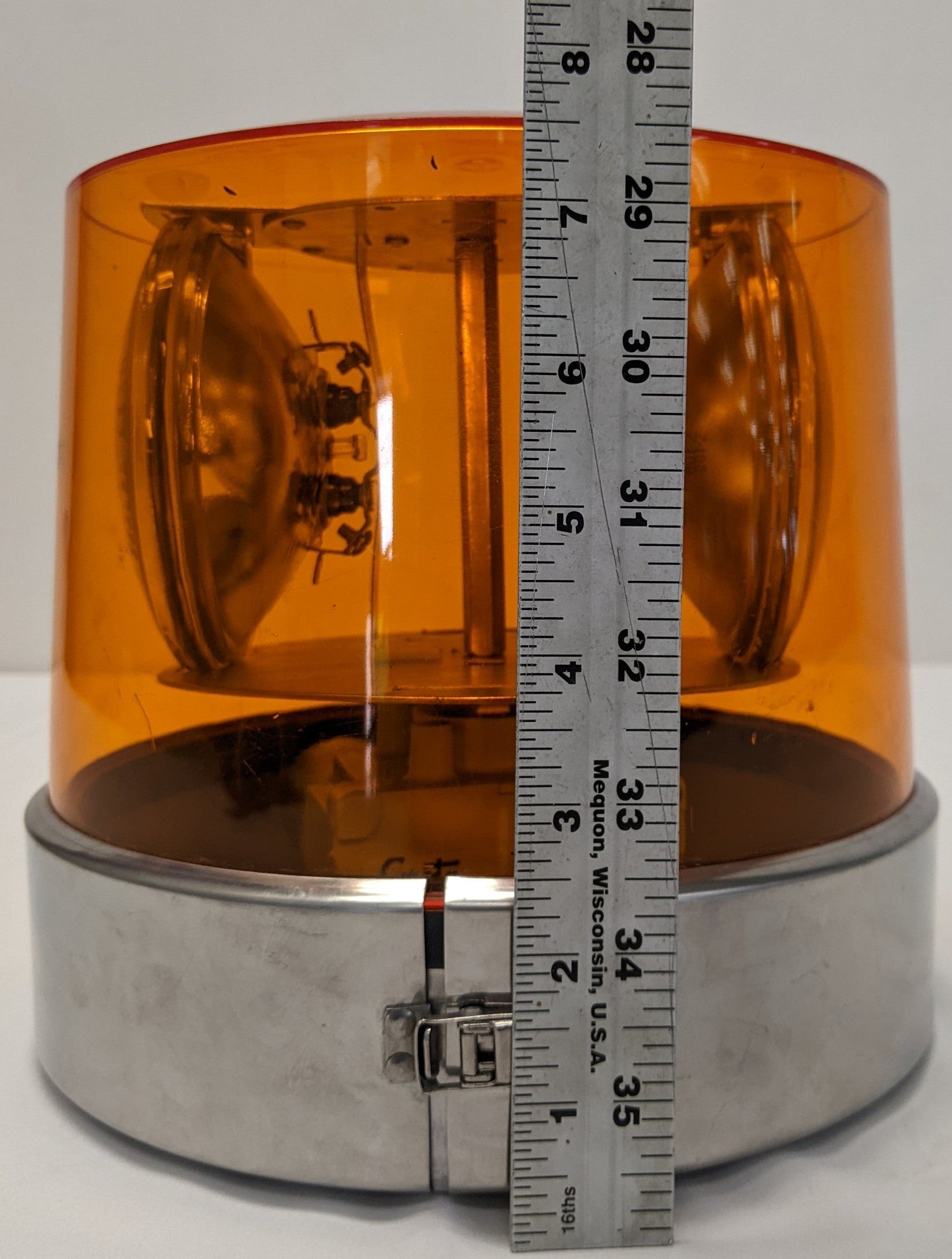 Grote 12V Sealed Beam Revolving Amber Beacon Light - P/N 7622