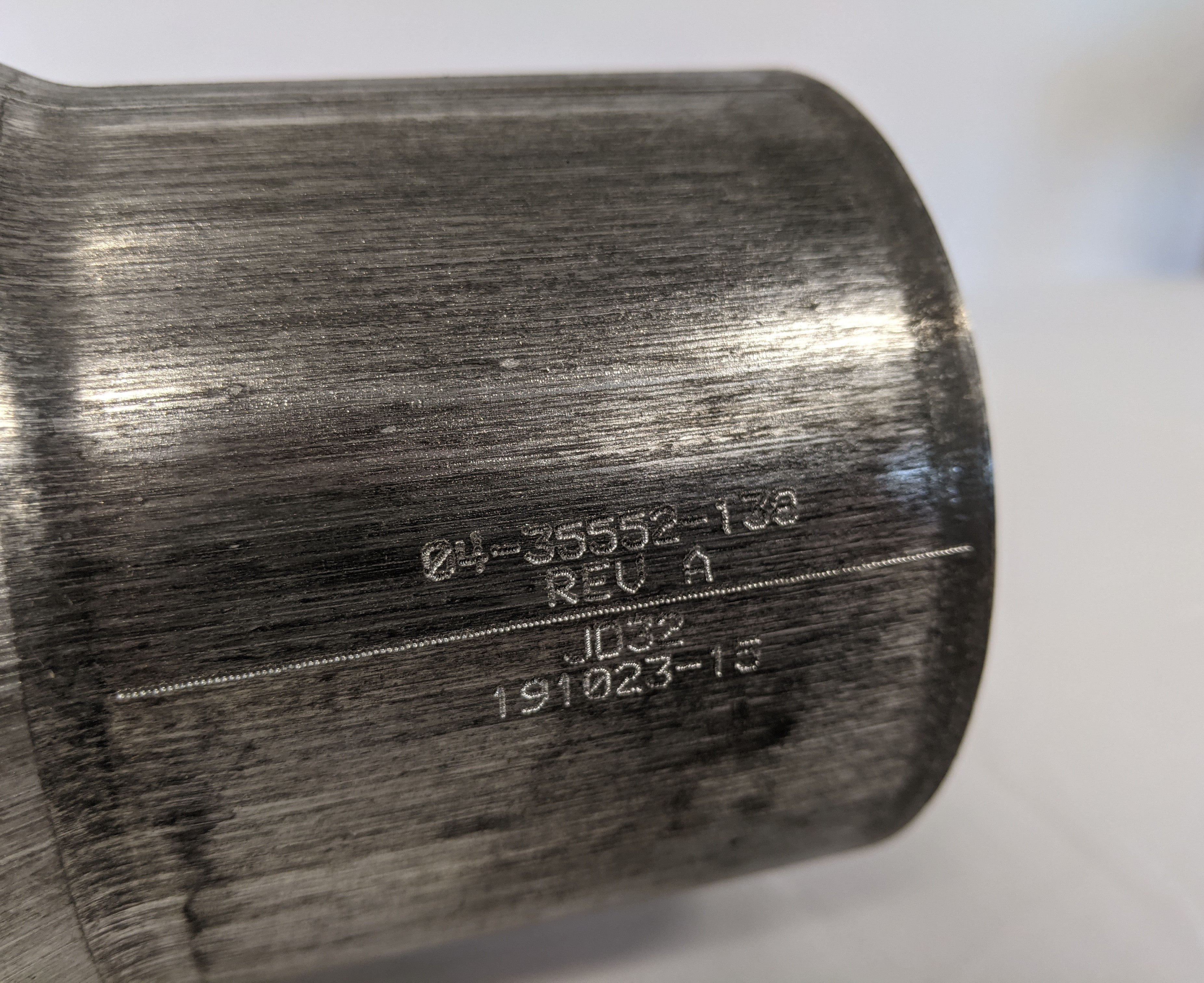 Freightliner 4" to 5" Plain Stainless Steel Exhaust Stack Pipe -P/N 04-35552-138 (10140191949116)