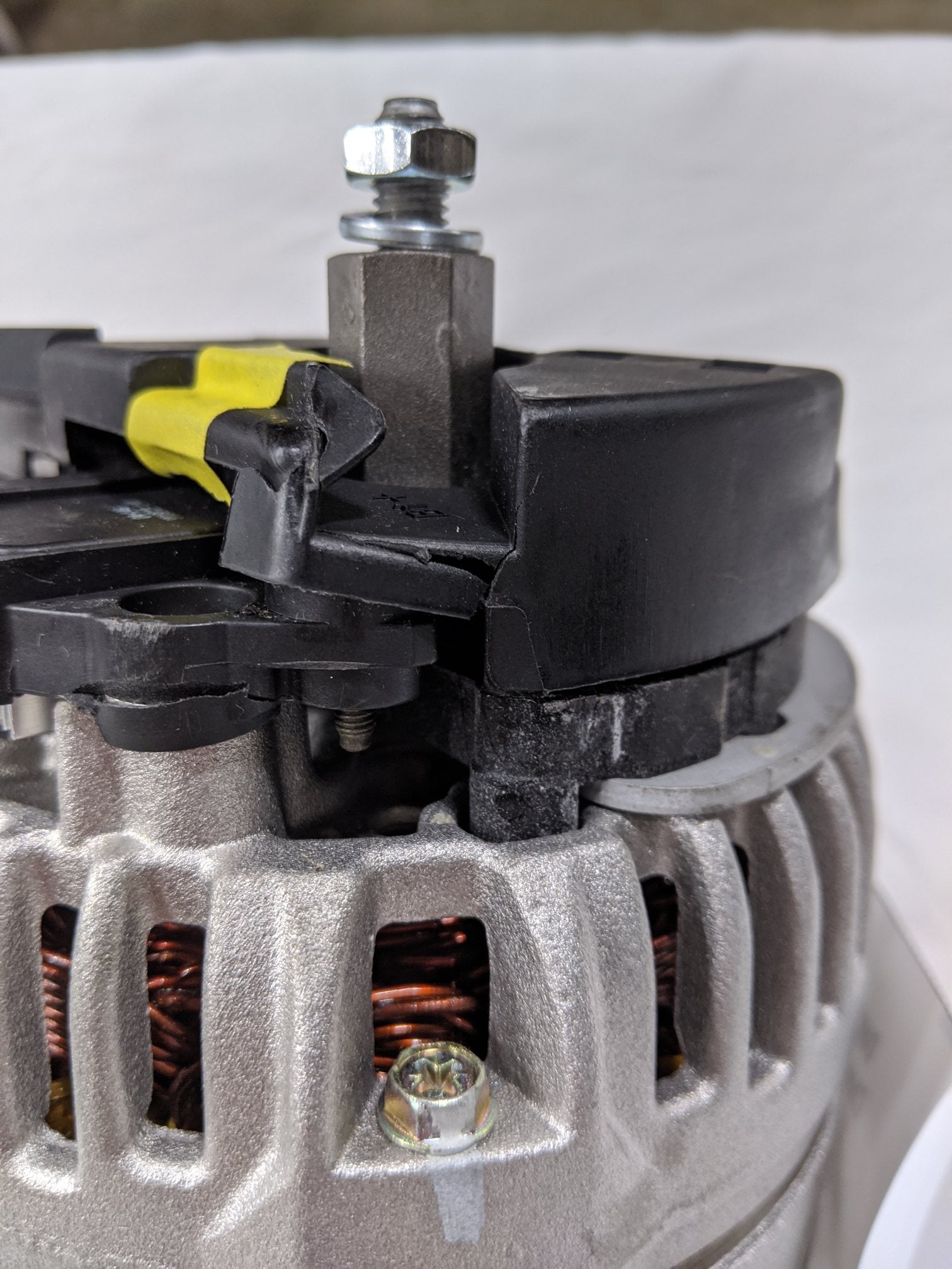 Damaged REMAN 06-11 Chevy Impala / 06-07 Monte Carlo Alternator - P/N 11185 (9097252602172)