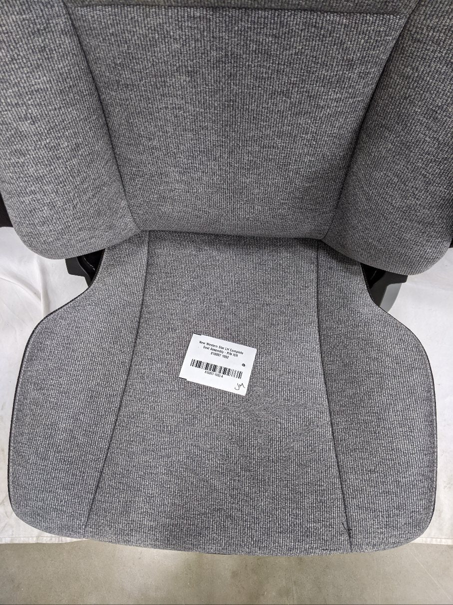New Western Star LH Complete Seat Assembly - P/N ISR 816007 1052