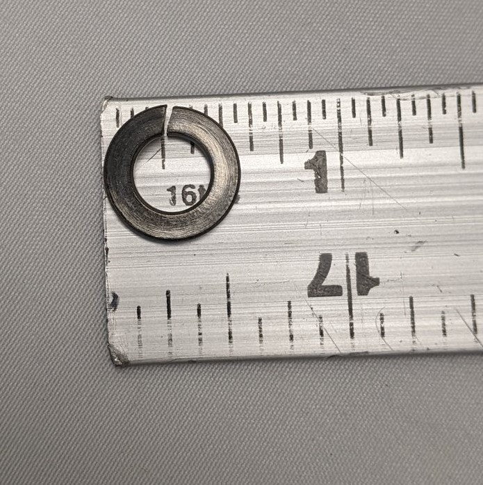 200 Zinc Plated Steel Split Lock Washers 5/16"