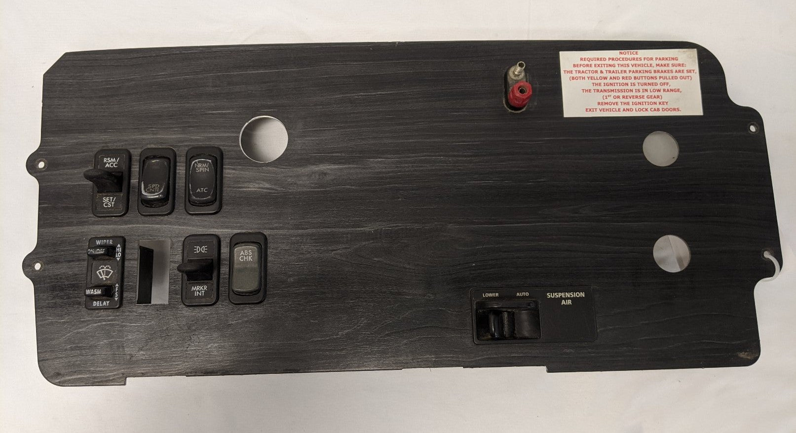 Used Freightliner Columbia Auxiliary Instrument Dash Panel -  P/N 22-45867-010