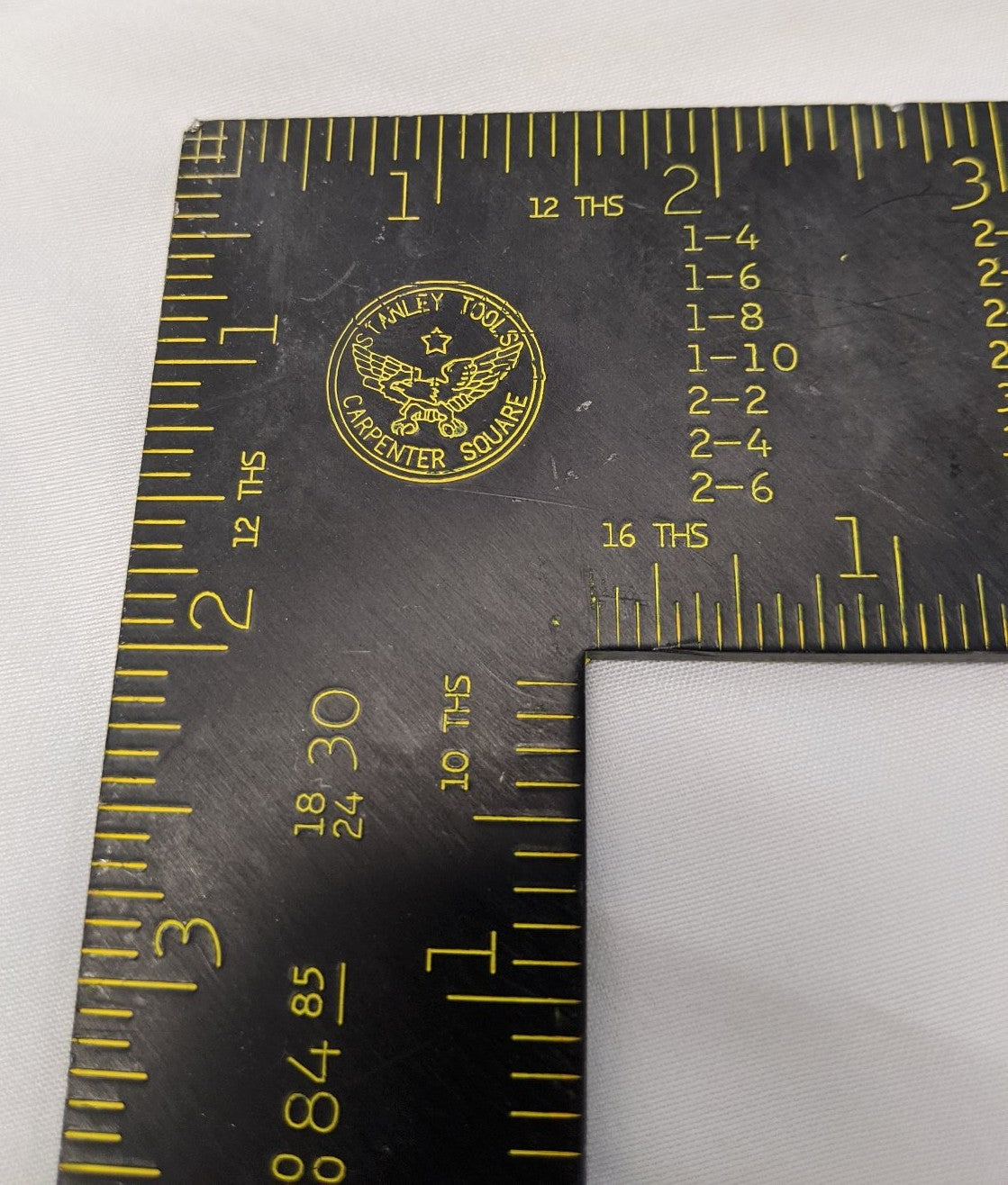 Stanley Carpenter Squares - 12" & 24" Framing Squares, 45-912 & 45-011, Lot of 4