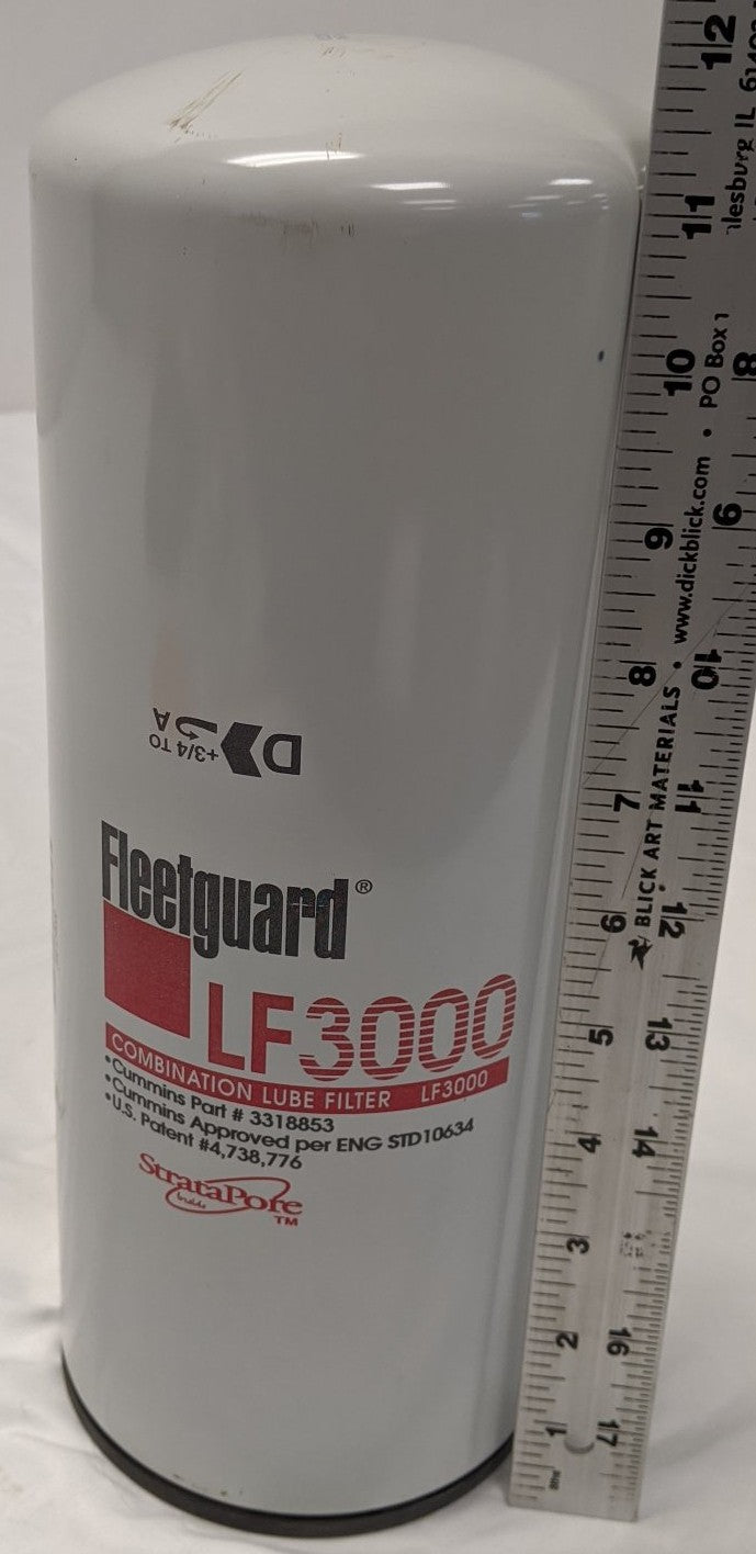 Fleetguard Spin-On Full Flow Oil Lube Filter - P/N FG LF3000